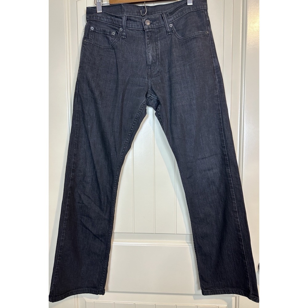 Levi's 505 Jeans Women's size‎ 10 black mid rise Straight Leg stretch classic